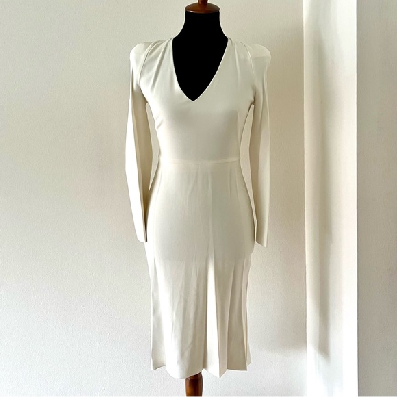Tom Ford Dresses & Skirts - TOM FORD Couture Vintage Original Gold Zip Dress in Ivory - NEW - XS / IT38